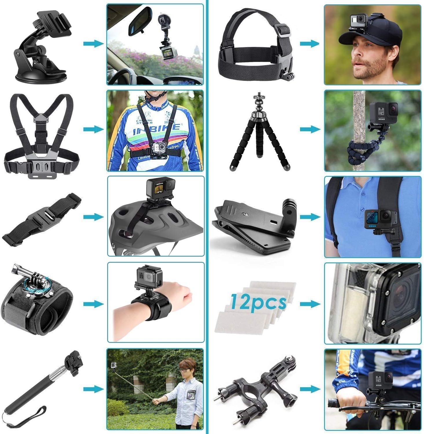 GoPro HERO13 (Hero 13) Black - Waterproof Action Camera with 5.3K Ultra HD Video... - Image 3