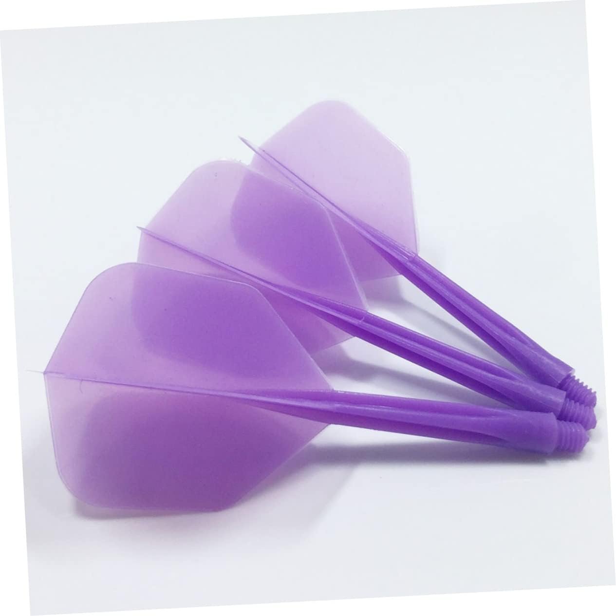 6Pcs Transparent Dart Flights Wings Fine Thread Accessories for Sports Red Black... - Image 4