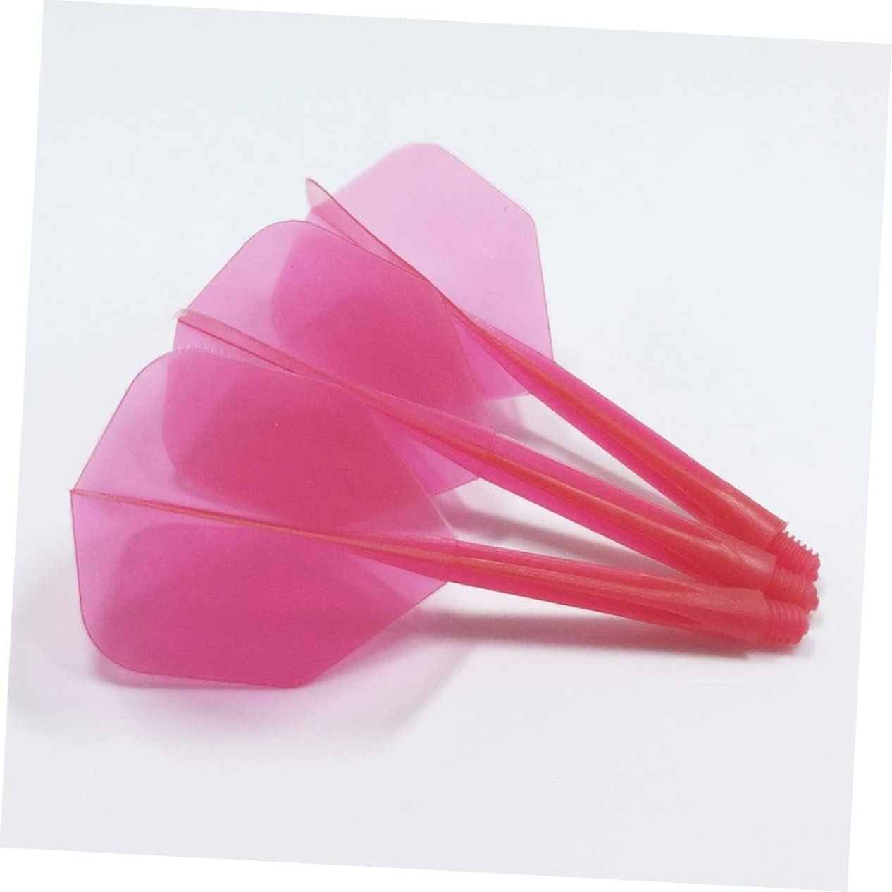 6Pcs Transparent Dart Flights Wings Fine Thread Accessories for Sports Red Black... - Image 7