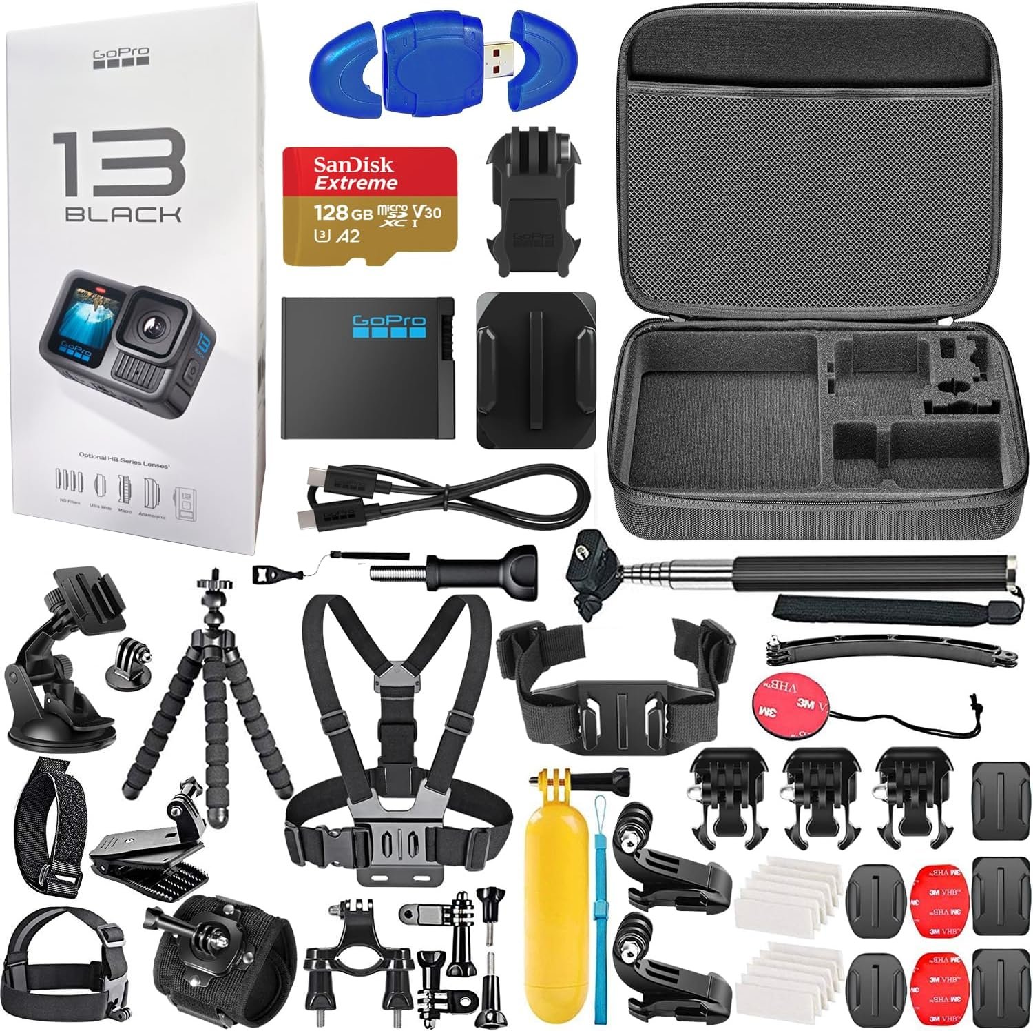 GoPro HERO13 (Hero 13) Black - Waterproof Action Camera with 5.3K Ultra HD Video... - Image 2