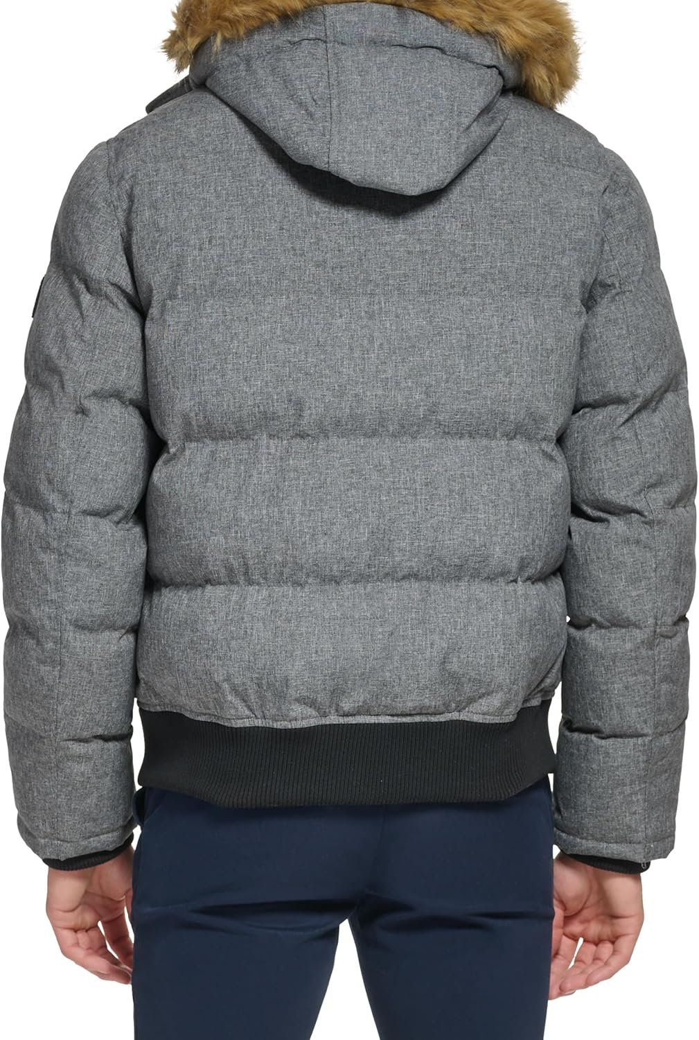 Tommy Hilfiger Men's Arctic Cloth Quilted Snorkel Bomber Jacket (Standard and Bi... - Image 4