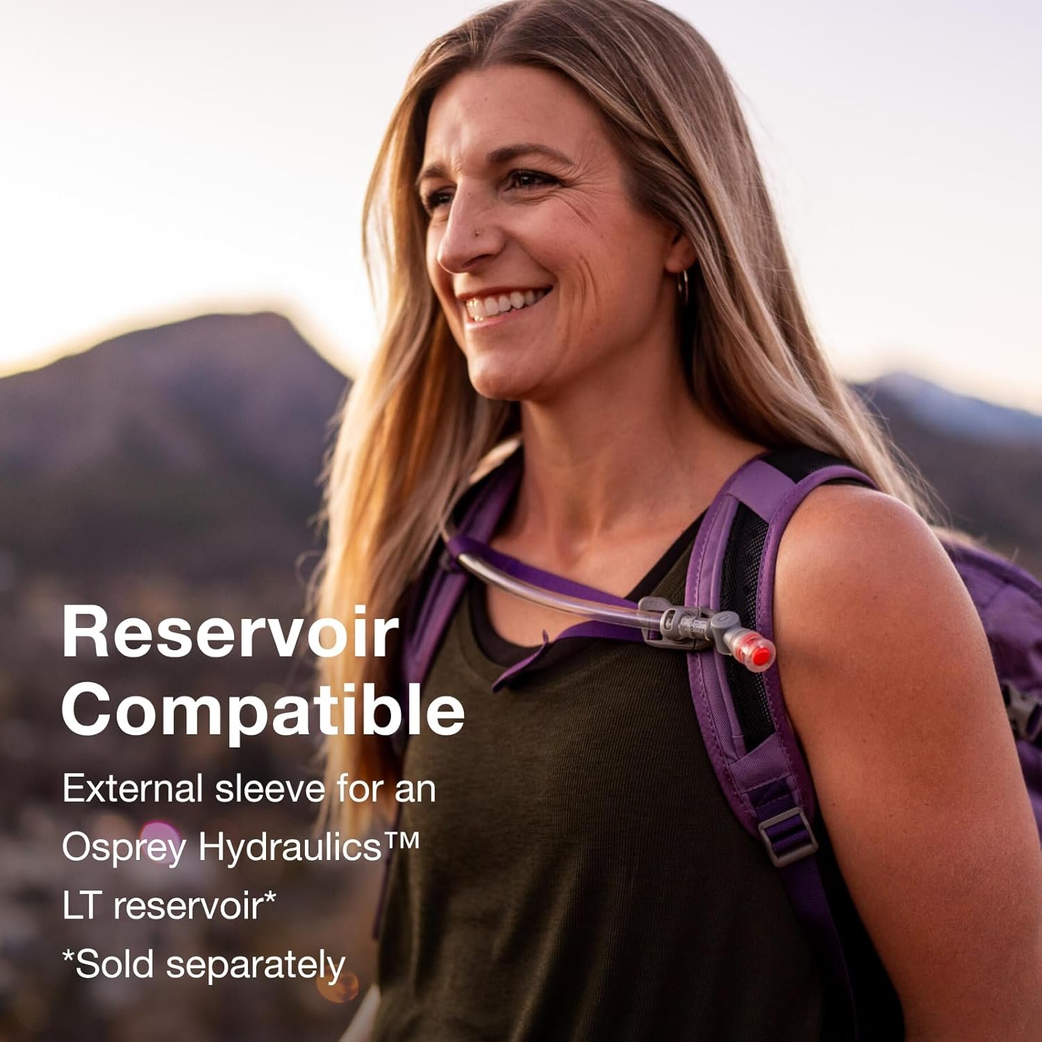 Osprey Skimmer 28L Women's Hiking Backpack with Hydraulics Reservoir, Coyote Bro... - Image 4