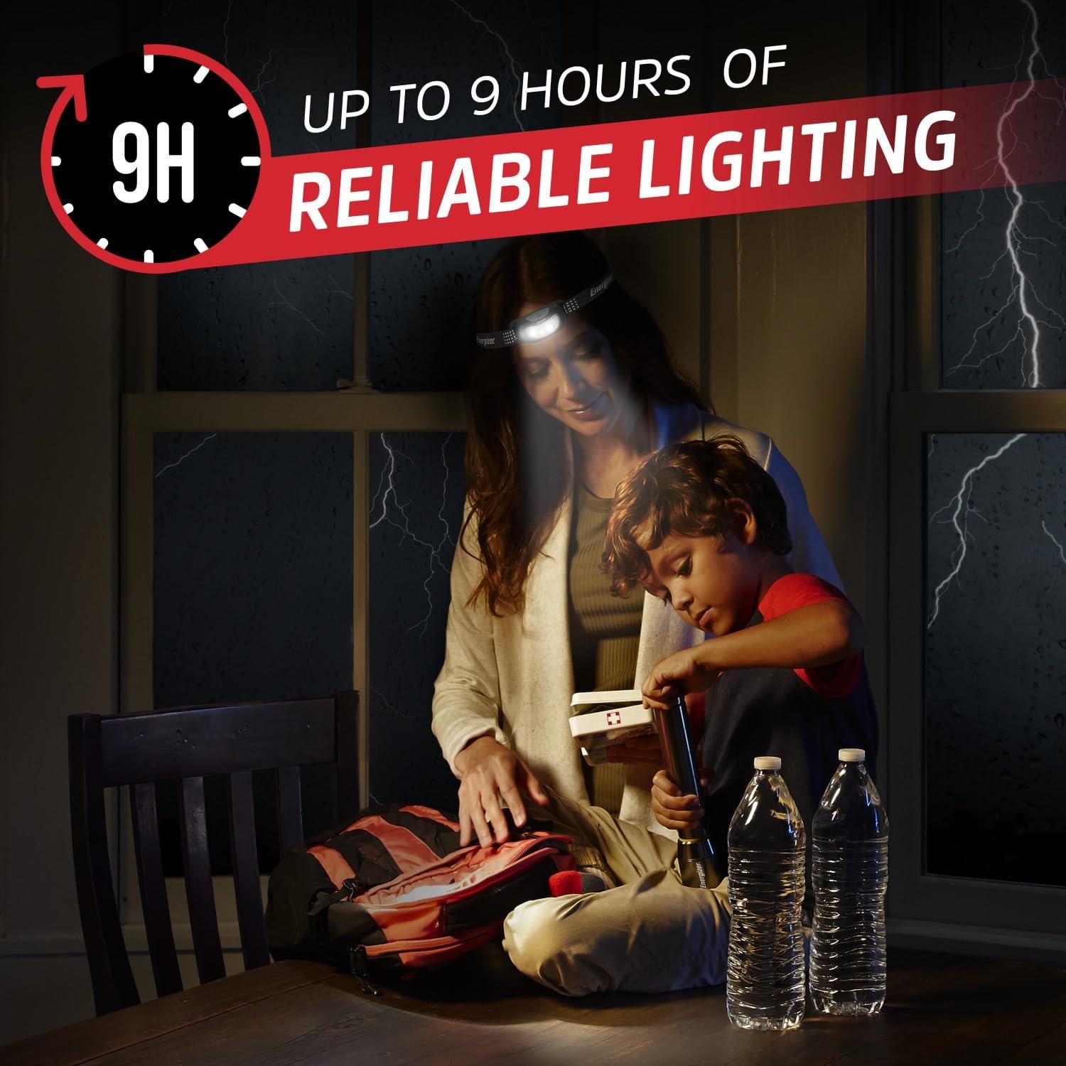 Energizer Universal+ LED Headlamp (2-Pack), Bright Head Lamp for Outdoors, Campi... - Image 10