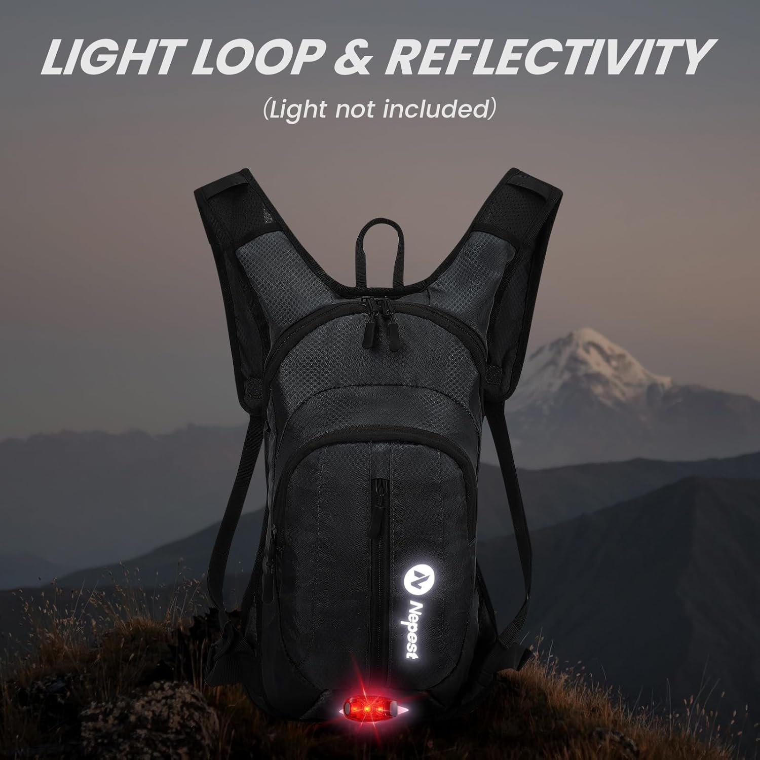 Nepest Hydration Pack Backpack for Women & Men, Lightweight Water Backpack with ... - Image 3