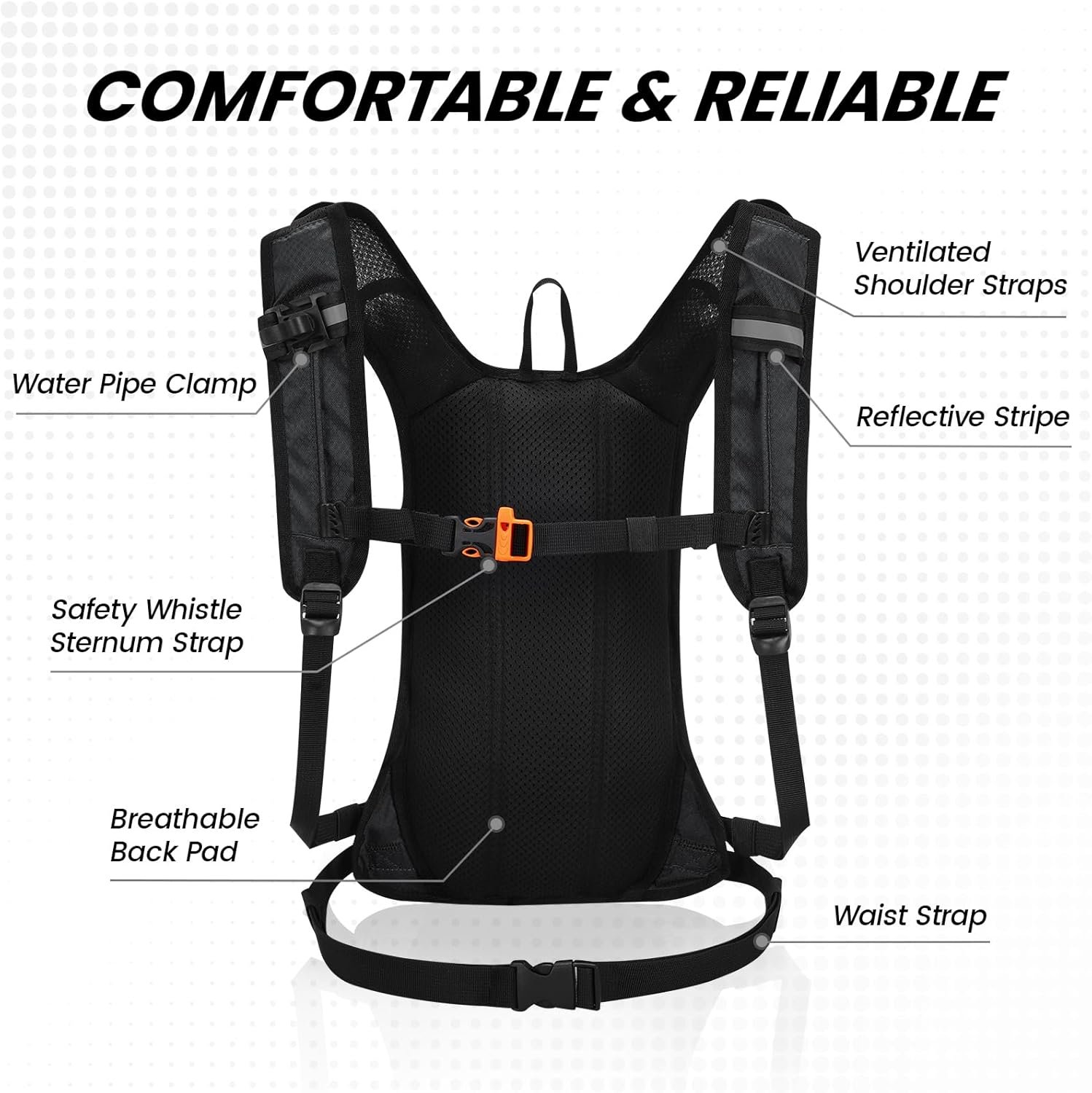 Nepest Hydration Pack Backpack for Women & Men, Lightweight Water Backpack with ... - Image 6