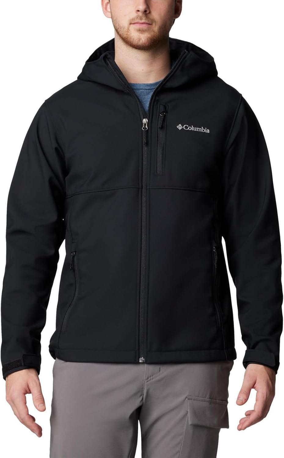 Columbia Mens Ascender II Hooded Softshell Rain Jacket - Image 2