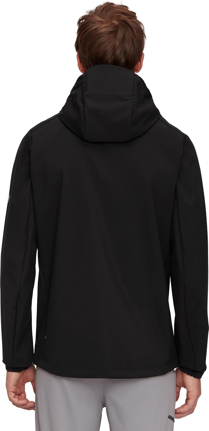 Mammut Mens Outdoor Softshell Hooded Jacket, Windproof and Water Resistant for H... - Image 4
