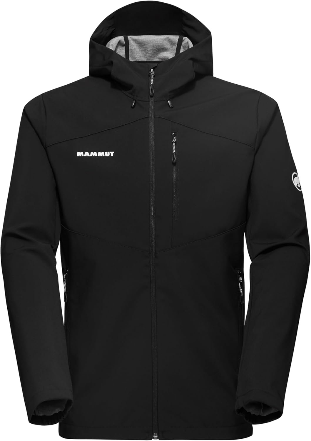 Mammut Mens Outdoor Softshell Hooded Jacket, Windproof and Water Resistant for H... - Image 2