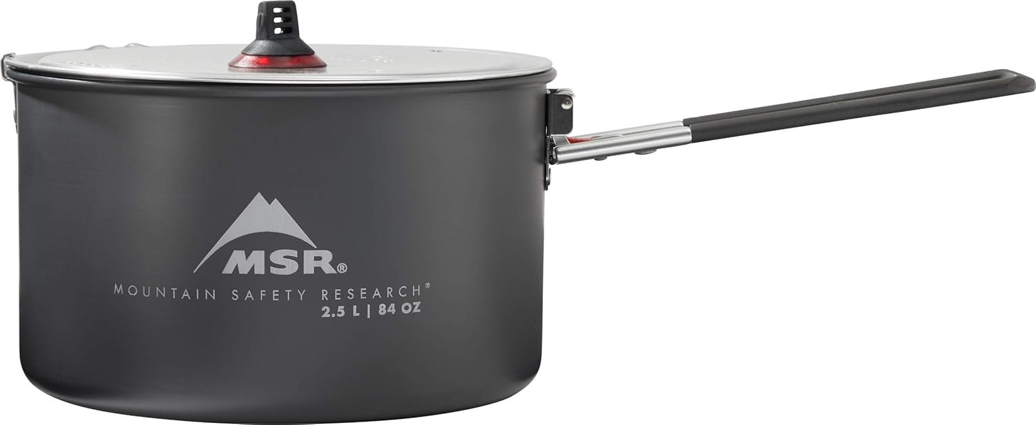 MSR 2.5 Liter Nonstick Ceramic Coated Solo Camping Cook Pot - Image 6